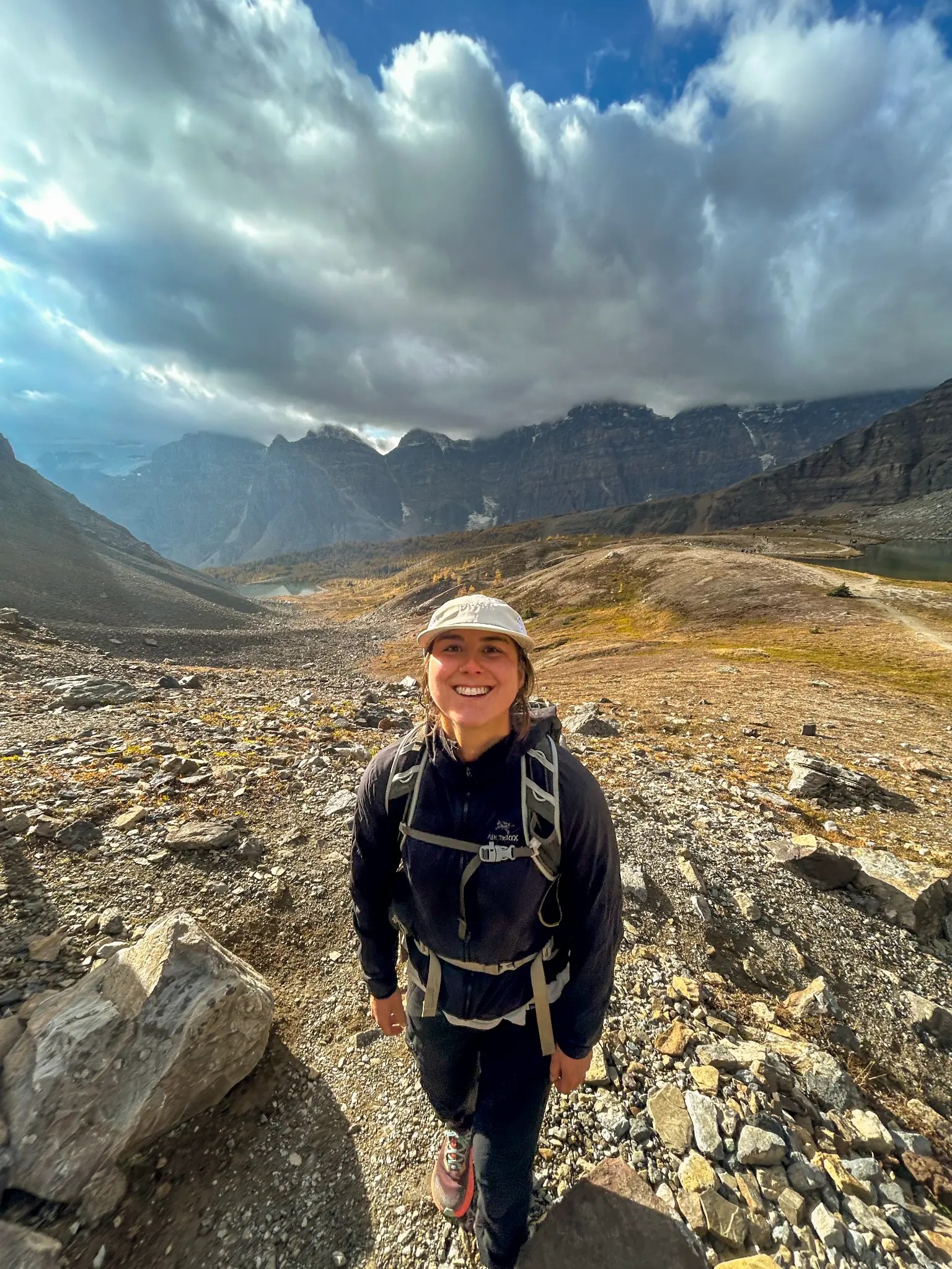 Abby — Endeavor Fitness coach on an alpine trail